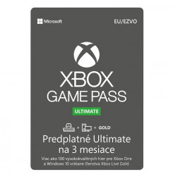 MICROSOFT Xbox Game Pass Ultimate 3 mesiace