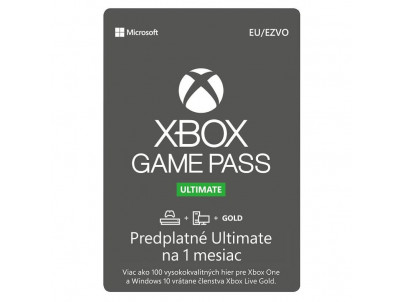 MICROSOFT Xbox Game Pass Ultimate 1 mesiac