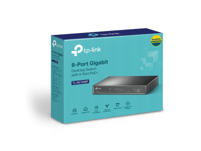 TP-Link TL-SG1008P Switch 8-Port/1000Mbps/Desk/PoE