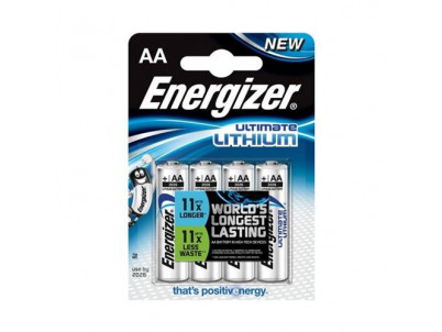 ENERGIZER Ultimate Lithium AA, Batérie, LR6, 4ks