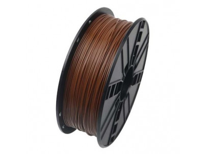 PLA plastic filament for 3D printers, 1.75 mm diameter, brown (3DP-PLA1.75-01-BR)