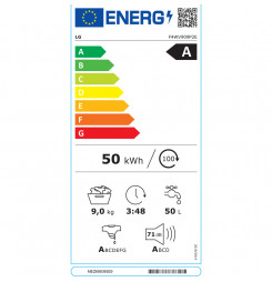 F4WV909P2E práčka predom pl. LG + 10 rokov záruka na motor