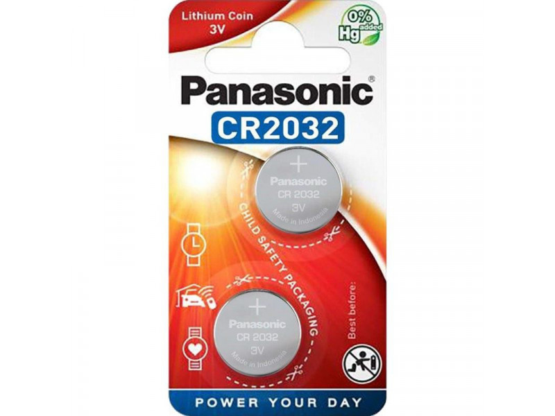 Panasonic CR2032 2ks CR-2032EL/2B