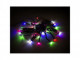 DELTACO Vianočné osvetlenie reťaz, RGB 3m