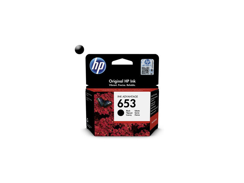 HP Cartridge 3YM75AE black HP653