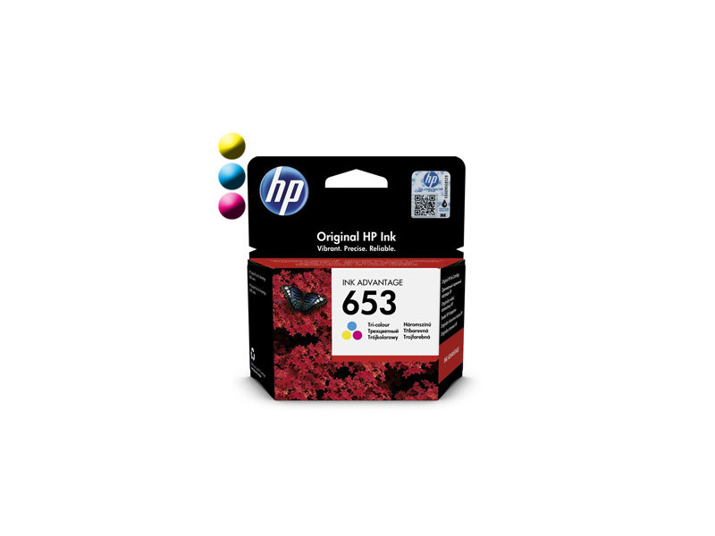 HP Cartridge 3YM74AE CMY HP653