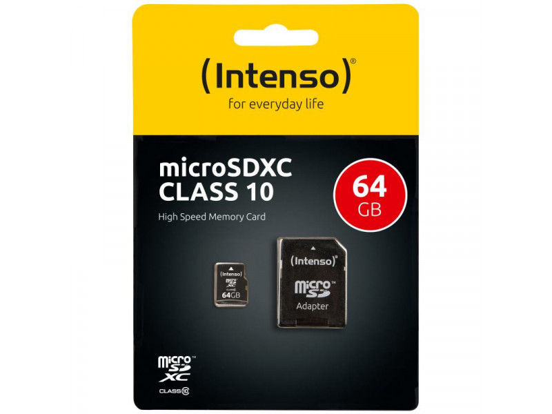 Intenso microSD 64GB class 10 3413490