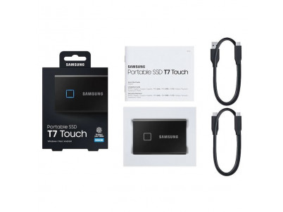 SAMSUNG T7 Touch 2,5" SSD, 500GB, black