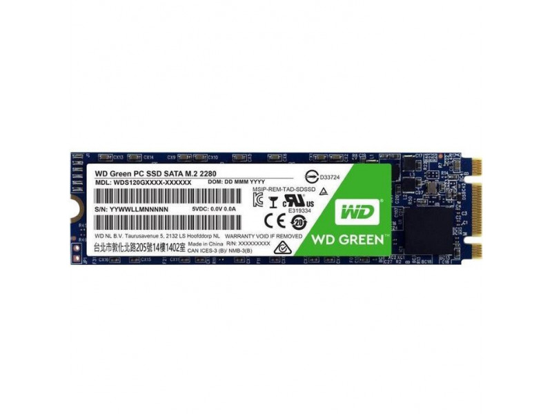 WD SSD Green 480GB/M.2 2280/M.2 SATA/NAND