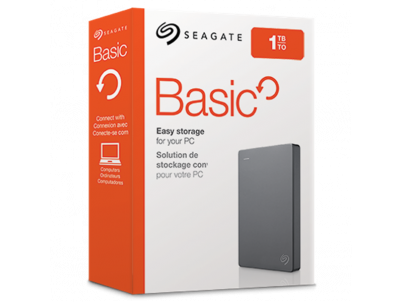 SEAGATE Basic Portable 2,5" USB3.0 1TB, sivý