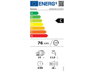 ELECTROLUX Vstavaná umývačka riadu EEZ69410W + 10 rokov záruka na invertor motor