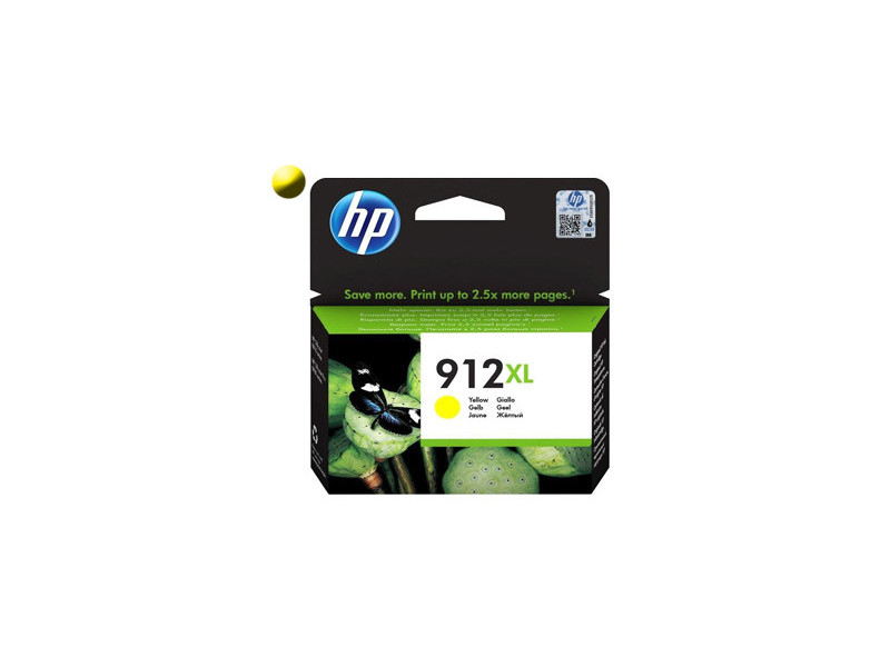 HP 912XL Cartridge 3YL83AE, Yellow (Žltá)