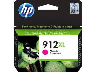 HP 912XL Cartridge 3YL82AE, Magenta (Purpurová)