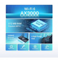 TP-Link Archer AX55, AX3000 Wi-Fi 6 Router