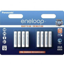 PANASONIC Eneloop, Batérie BK-4MCCE, AAA, 8ks