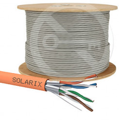 SOLARIX kábel CAT6A STP LSOH B2ca 500m/cie orang