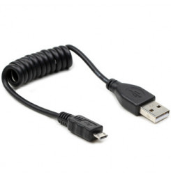 KABEL USB A - MicroB 0.6m kruteny
