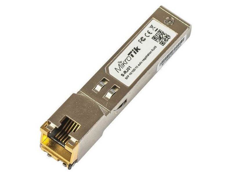 MikroTik S-RJ01, SFP modul 10/100/1000Mbps