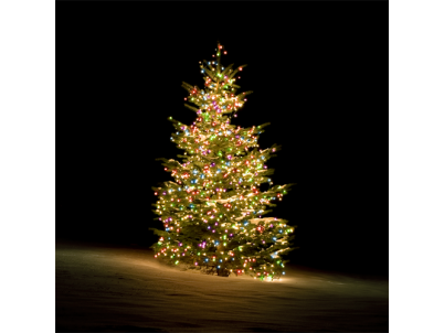 DELTACO Osvetlenie vianočného stromčeka, RGB