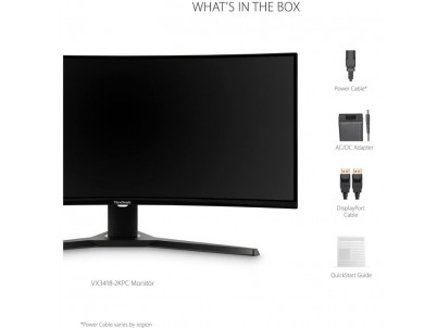 VIEWSONICVX3418-2KPC, LED Monitor 34" 2K QHD