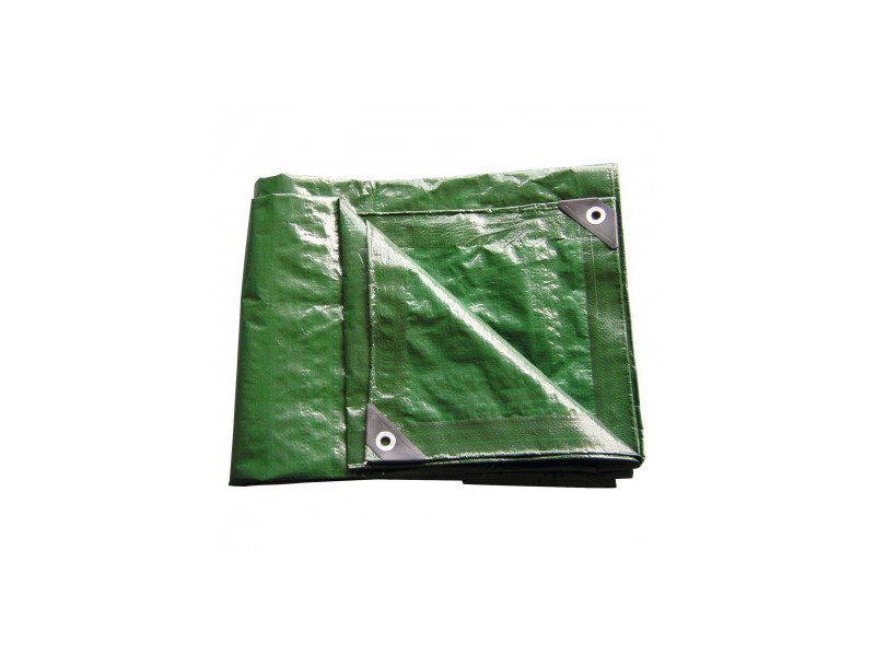 DEMA Nepremokavá plachta zakrývacia 3x4 m 140 g/m2, zelená