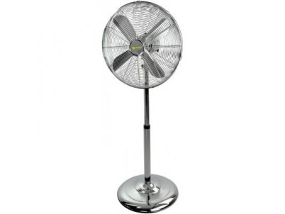 DENNER Stojanový ventilátor chróm 45 cm CH45