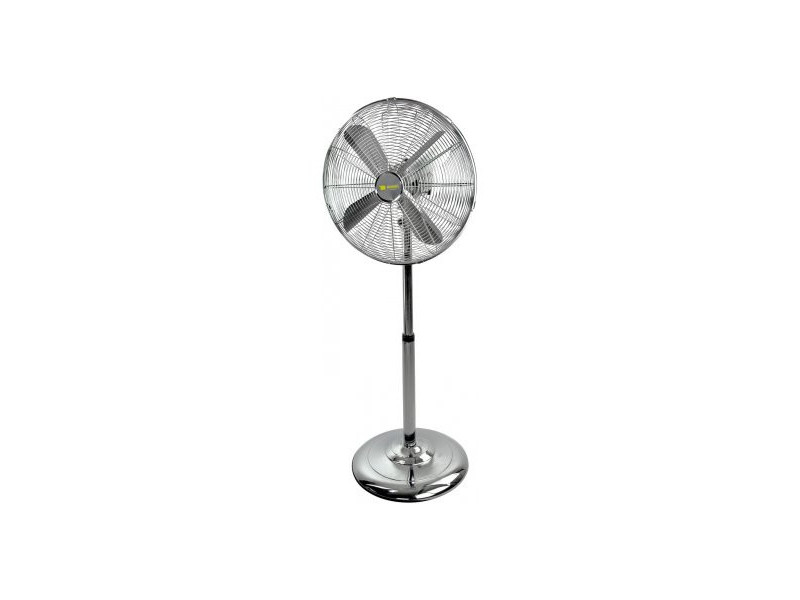 DENNER Stojanový ventilátor chróm 45 cm CH45