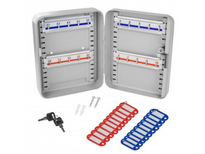 DEMA Uzamykateľná skrinka na kľúče, 20 háčikov DSK20
