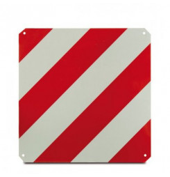 DEMA Výstražná reflexná tabuľka 50x50 cm, červeno-biela