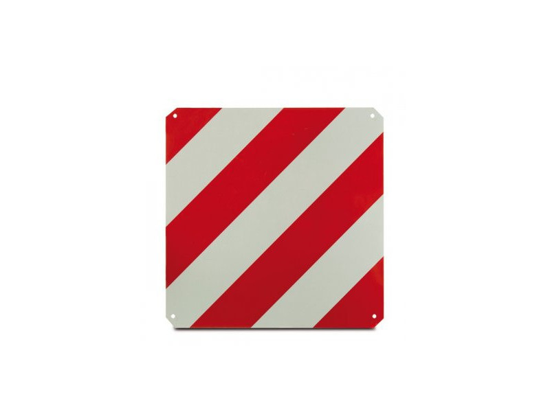 DEMA Výstražná reflexná tabuľka 50x50 cm, červeno-biela