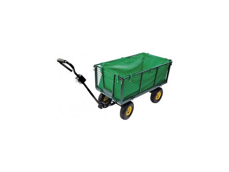 DEMA Ručný záhradný vozík 160 L Green