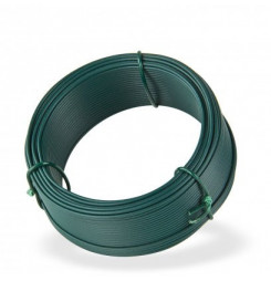 DEMA Viazací drôt poplastovaný 1,4 mm, dĺžka 25 m, zelený