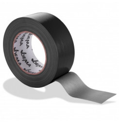 DEMA Tkaninová lepiaca páska 50 mm / 50 m, čierna
