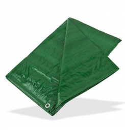 DEMA Nepremokavá plachta zakrývacia 1,5x6 m 90 g/m2, zelená