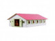 Kids Globe Stajňa pre kone s 9 boxmi a ružovou strechou 1:32