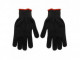 DEMA Pracovné rukavice pletené čierne, veľkosť 8