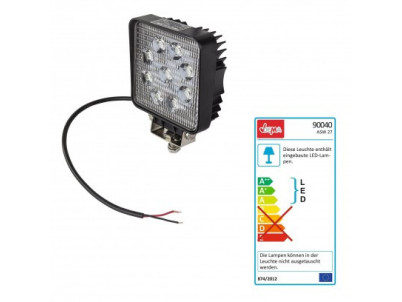 DEMA LED pracovný reflektor 12 V 9x3 W