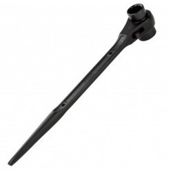 DEMA Lešenársky kľúč račňový 19x22 mm, čierny
