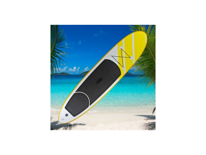 DEMA Stand-Up Paddleboard nafukovací s príslušenstvom do 90 kg, 305x71 cm, žltý