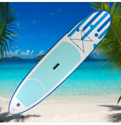 DEMA Stand-Up Paddleboard nafukovací s príslušenstvom do 90 kg, 305x71 cm, modrý