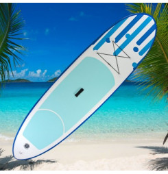 DEMA Stand-Up Paddleboard nafukovací s príslušenstvom do 110 kg, 305x81 cm, modrý