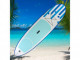 DEMA Stand-Up Paddleboard nafukovací s príslušenstvom do 110 kg, 305x81 cm, modrý