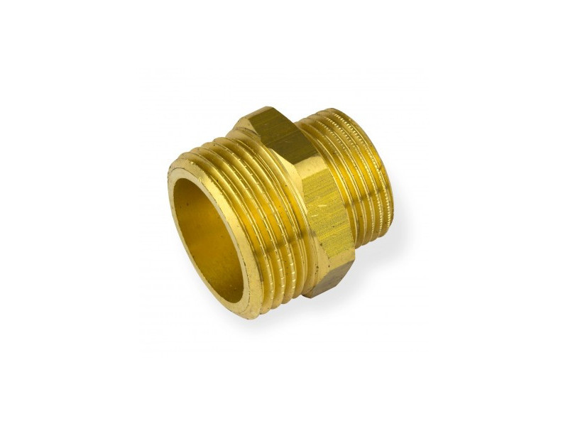 Mosadzná závitová redukovaná vsuvka 3/4" AG x 1 1/2" AG