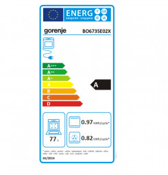 BO6735E02X rúra vstavaná GORENJE