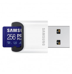 SAMSUNG Micro SDXC PRO+ 256GB (2021) + USB