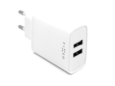 FIXC15-2U-WH nabíjačka 2xUSB 15W