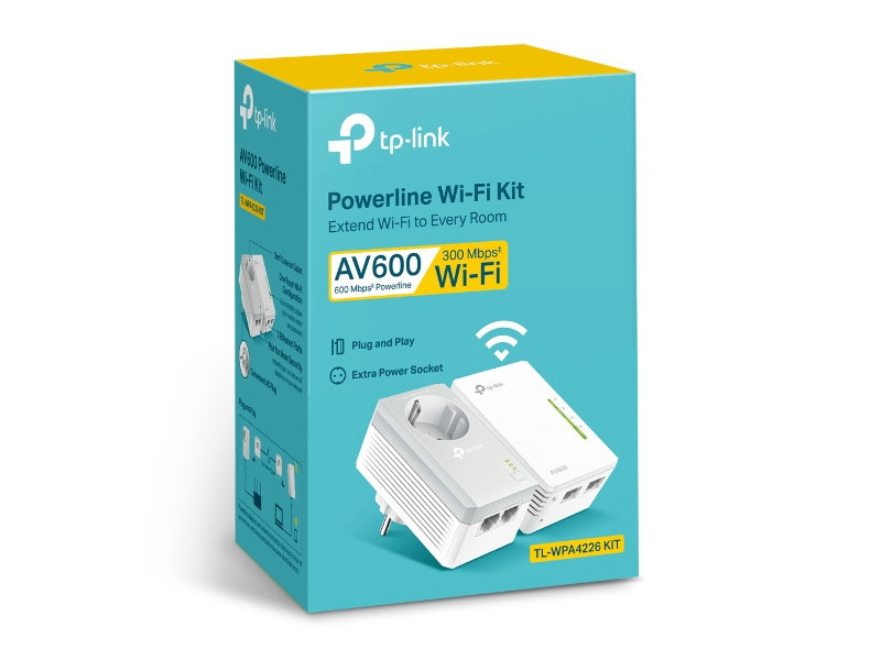 TP-Link TL-WPA4226KIT V5, AV600 Powerline Wi-Fi