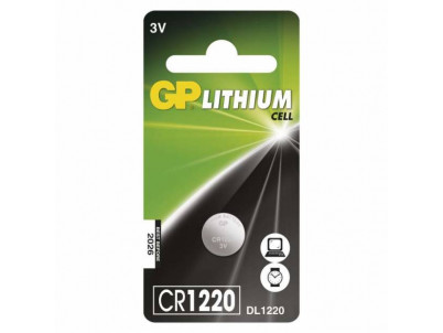 GP Batéria LITHIUM gombíkové CR1220 1ks 3V 36MAH