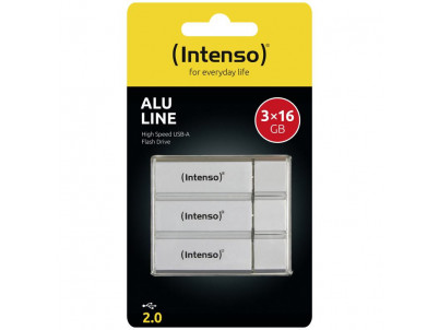 INTENSO - 3x 16GB Alu Line 3521473 silver