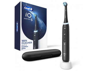 ORALB iO Series 5, matte black, Zubná kefka